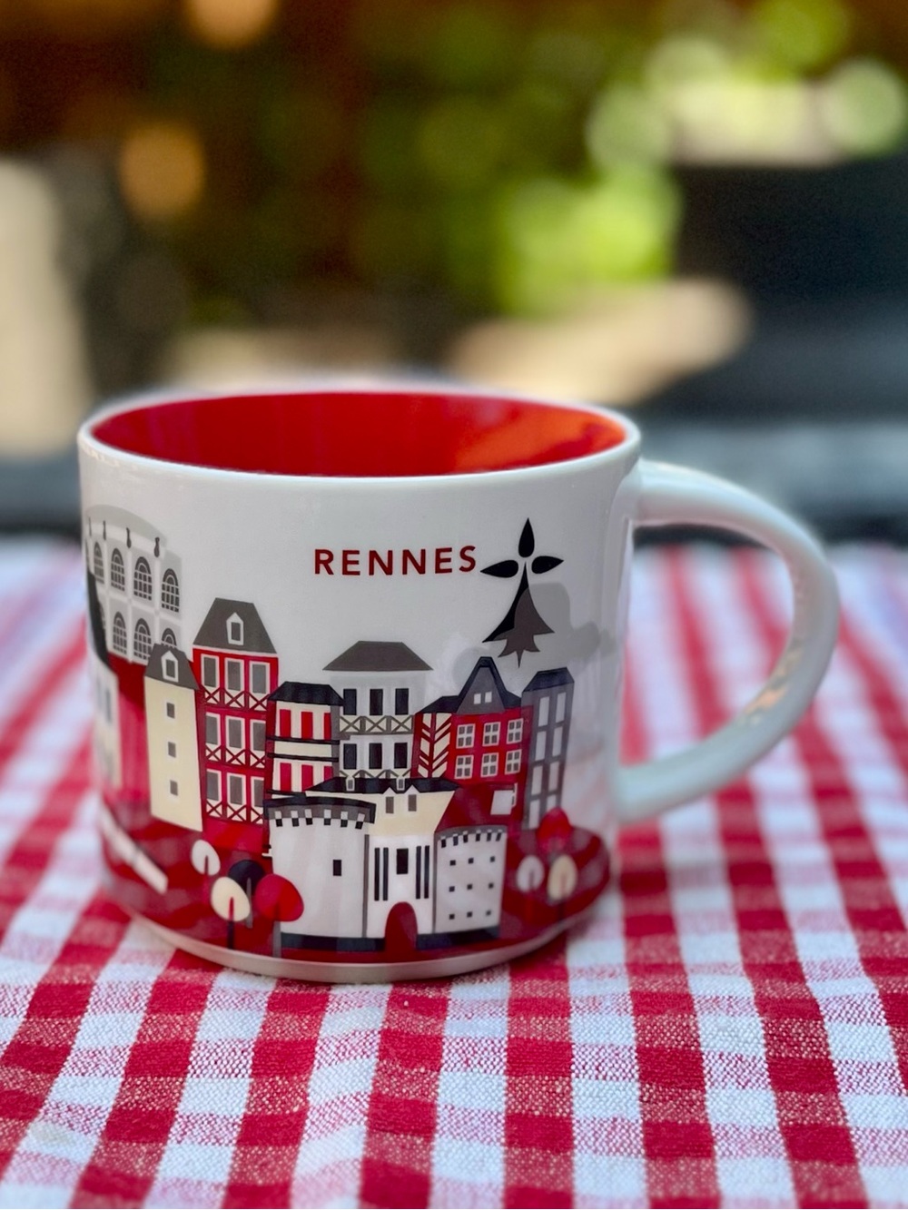 NIB Starbucks YAH Rennes France Cityscape Collectors Mug You Are Here Series
